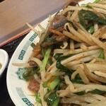 日高屋 - 料理写真:ニラレバ炒め（UP）