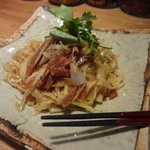 老虎菜 - 叉焼と白ネギの和えそば