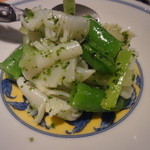 老虎菜 - アオリイカの葱山椒ソース