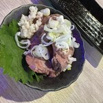 やきとりさんきゅう - トロレバー　美味しかったけど普通に鶏レバだった