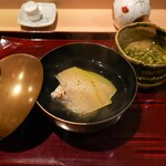 銀座 しのはら - 甘鯛と冬瓜の煮麺
