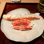 銀座 しのはら - たらば蟹（追加）