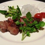 割鮮 吉在門 - 熟成もも肉ステーキ