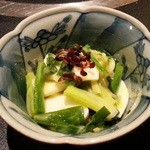 わけぎのぬた和え