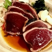 土佐料理 祢保希 赤坂店 - かつおのたたき定食(2015.04)