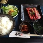 炙りや秀苑 - 秀苑ロース定食