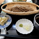 天然海老と山菜の天ざる（1,550円）