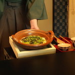 京懐石 吉泉 - 旬の筍御飯。朝掘りの甘い筍が印象的でした