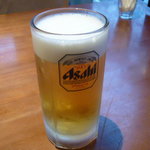 Momijitei - 生ビール（中）アサヒスーパードライ