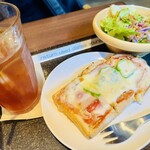 上島珈琲店 - 料理写真:『ピザトーストセット』
税込1,490円