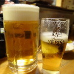 鉄板焼と串焼きの店 善 - メガジョッキ♪