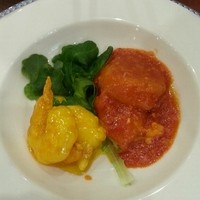 萬珍樓 本店 - 帆立のチリソース＆海老の柚ソース