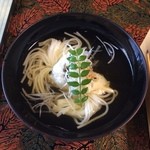 一水荘 - 鯛の蕎麦からめ　吸い物