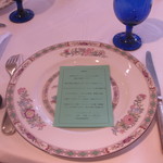 La Part Dieu - （以下2015年5月初訪問時）飾り皿とメニューカード