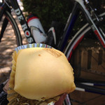 菓子工房 ココイズミヤ - クレープ（280円）と自転車と私