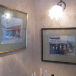 La Part Dieu - 銀閣寺でのベルクール、改装前のベルクールの絵は店の隅に