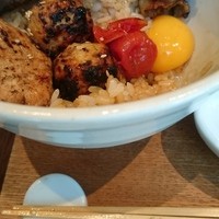 赤坂うまや - 焼鳥丼たまご、いれ