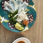 とく山 - ふぐ刺身
