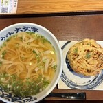 うどん大文字  - かき揚げうどん