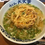 うどん大文字  - かき揚げうどん