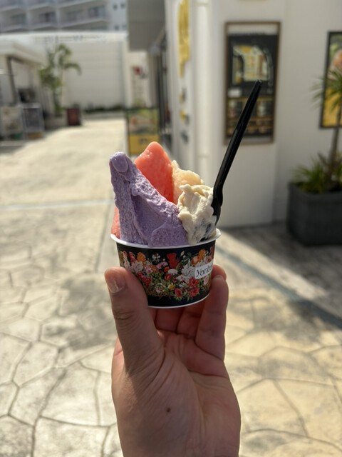 やんばるジェラート ハナサキマルシェ店 - 本部町/ジェラート・アイス