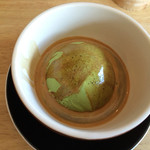モモンガコーヒー - アフォガード(抹茶)