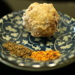 九段一茶庵 - つくね揚げには”山椒派”？それとも”七色派”？