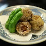 九段一茶庵 - つくね揚げ