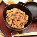 日本料理 太月 - アオリイカのかき揚げ丼