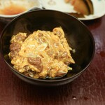 日本料理 太月 - 牛しぐれと卵とじ丼