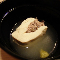 うを徳 - 高野豆腐と木耳お碗(2015/3)