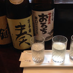 季節料理　なかしま - ３種を飲み比べ