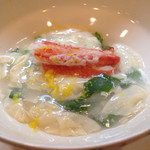 季節料理　なかしま - 茄子のかに湯葉あん掛