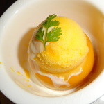 Restaurant μ - マンゴーアイス載せマンゴープリン