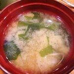 鮨・大山 - 鮨・大山 ＠葛西 若布と豆腐の味噌汁