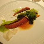 フロリレージュ - 鴨肉のロースト。