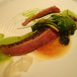 フロリレージュ - 鴨肉のロースト。