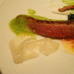 フロリレージュ - 鴨肉のロースト。