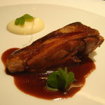 フロリレージュ - 鴨もも肉のコンフィ。