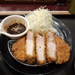 松のや - 料理写真:超厚切りリブ味噌ロースかつ