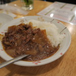 もつ焼き 肉の佐藤 - 肉屋のハヤシライス