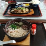 ルナ本店 - 料理写真:焼肉定食、鍋焼うどん