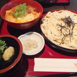 Kinasa - カツ丼定食(冷うどん）