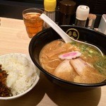 TOKYO豚骨BASE MADE by博多一風堂 - 豚骨醤油+（辛子高菜ごはん（2015.04）