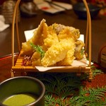 浅草橋 個室居酒屋 魚虎 - フグとハモの天ぷら