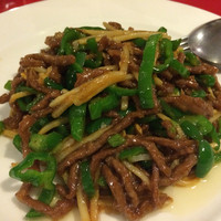 赤坂 四川飯店 - 青椒肉絲