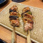 広島焼き鳥 酉のくら - ねぎ間