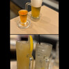 一軒め酒場 - 〇生ビール
〇梅酒ロック
〇白バクハイ(生ビール＆マッコリ)
〇レモンサワー
