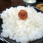 漁師居酒屋 楓 - とり唐揚定食、ごはん大盛り、お米が美味しい！