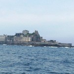 中国菜館 江山楼 - 軍艦島＝端島炭鉱を沖から編物